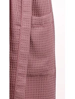 Dámský vaflový župan s kapucí Vestis Saimaa Old Rose Dámský vaflový župan s kapucí Vestis Saimaa Old Rose