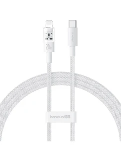 Baseus Gem USB C-IP kabel 20W 1m (bílý)