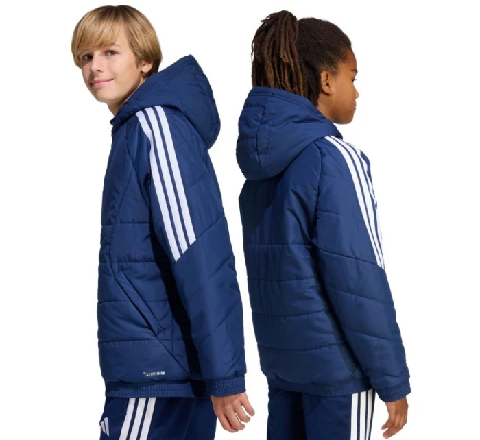 Dětská zimní bunda adidas Tiro 26 tmavě modrá KA8026 Dětská zimní bunda adidas Tiro 26 tmavě modrá KA8026
