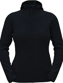 Lux Knit Fleece Jacket Women Dámská pletená fleecová bunda s kapucí model 22446834 blue midnight heather - Stedman