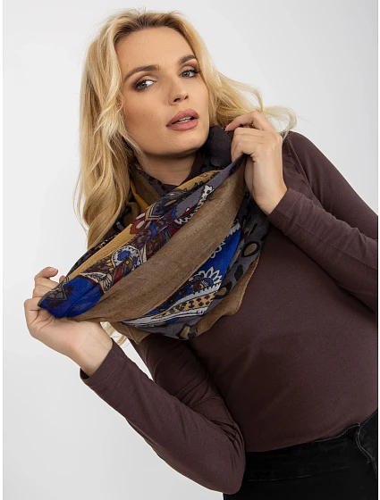Tunelová šála AT KM model 17714713 šedá - FPrice