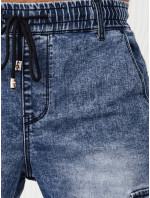 Pánské modré cargo kalhoty Dstreet UX4229