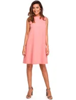 Dámské Stylove Šaty S157 Salmon Pink - Figl Dámské Stylove Šaty S157 Salmon Pink - Figl