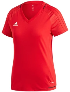 Adidas TIRO 17 Training JSY Dámské tričko červená BP8560