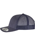6 panelová vintage kšiltovka heather navy model 22537210 - Flexfit 6 panelová vintage kšiltovka heather navy model 22537210 - Flexfit