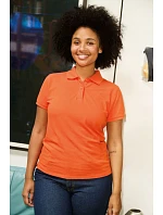 O Dámské piqué polo z bio bavlny lime model 22503831 - Neutral O Dámské piqué polo z bio bavlny lime model 22503831 - Neutral