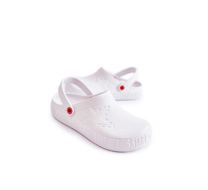 Pánské lehké pantofle Big Star model 21593890 Bílé - Big Star Shoes