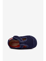 Dětské pantofle Milami na suchý zip tmavě modré Jasimrra Dětské pantofle Milami na suchý zip tmavě modré Jasimrra