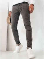 Pánské tmavě šedé džínové kalhoty model 21974606 - Dstreet