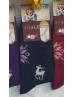 WiK SO&LI 002 dámské angorské ponožky 015 35-42