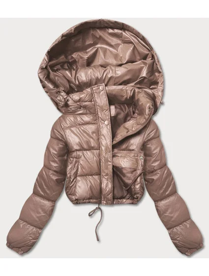 KRÓTKA KURTKA PUCHOWA CROP JASNY model 21243918 - HONEY WINTER KRÓTKA KURTKA PUCHOWA CROP JASNY model 21243918 - HONEY WINTER