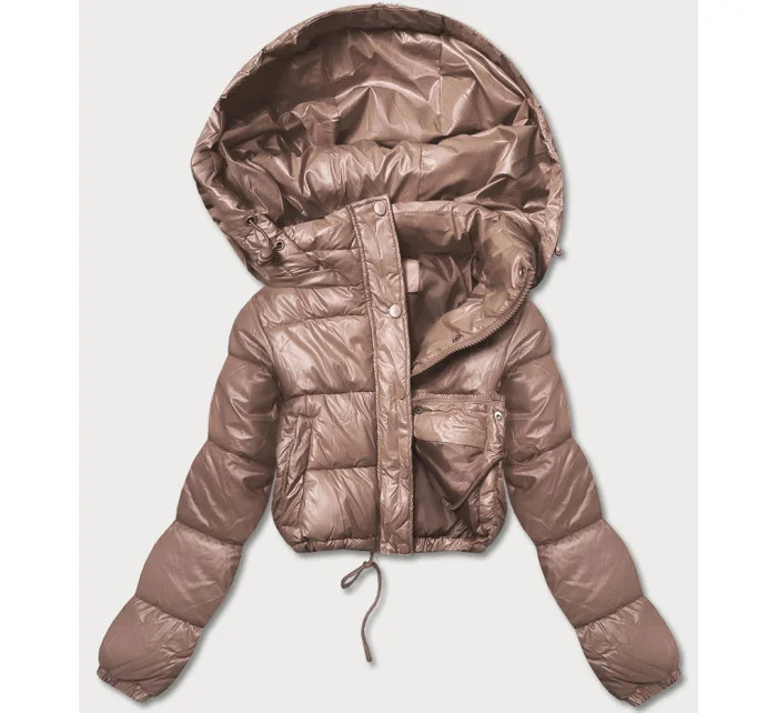 KRÓTKA KURTKA PUCHOWA CROP JASNY model 21243918 - HONEY WINTER KRÓTKA KURTKA PUCHOWA CROP JASNY model 21243918 - HONEY WINTER