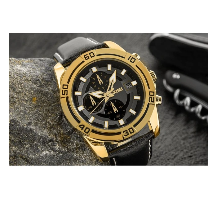 Pánské hodinky Skmei 9156GDBK + BOX Pánské hodinky Skmei 9156GDBK + BOX