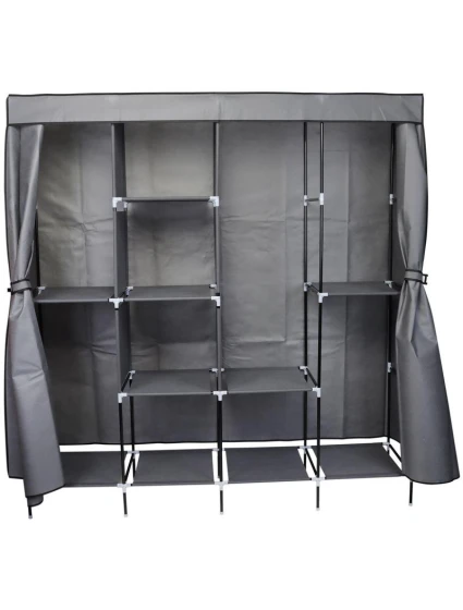 168x45x172CM TEXTILNÍ ZAHRADNICTVÍ Tmavě šedá 45238 168x45x172CM TEXTILNÍ ZAHRADNICTVÍ Tmavě šedá 45238