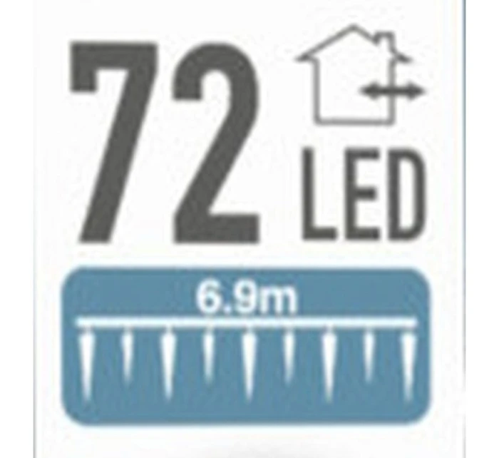 LAMPKI   72 LED BIAŁY model 21832467