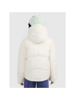 Dívčí péřová bunda se syntetickou výplní 4F 4FJRAW25TDJAF0825-10S