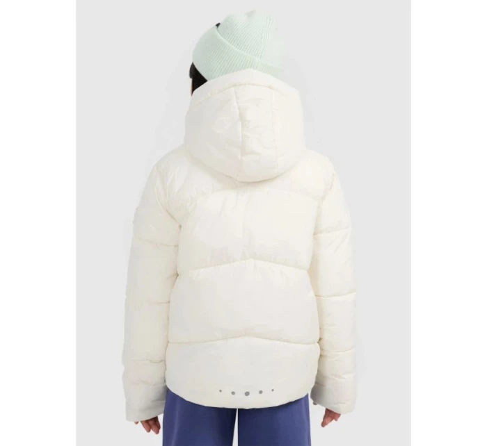 Dívčí péřová bunda se syntetickou výplní 4F 4FJRAW25TDJAF0825-10S