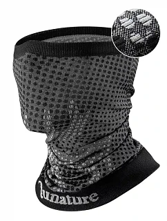 Qunature lyžařský komín 11230014002 sportovní šátek univerzální velikosti - černý