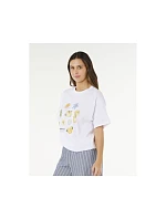 Dámské tričko RIP CURL Poolside Heritage Tee, bílé Dámské tričko RIP CURL Poolside Heritage Tee, bílé