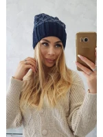 Milano fleecová čepice K203 navy blue model 18749923 - K-Fashion Milano fleecová čepice K203 navy blue model 18749923 - K-Fashion
