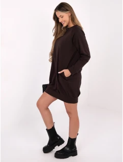 Šaty RV TU 5184.93P tmavě hnědá