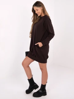 Šaty RV TU 5184.93P tmavě hnědá