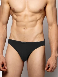 Pánské slipy z Pima bavlny ATLANTIC Mini 2Pack - černé