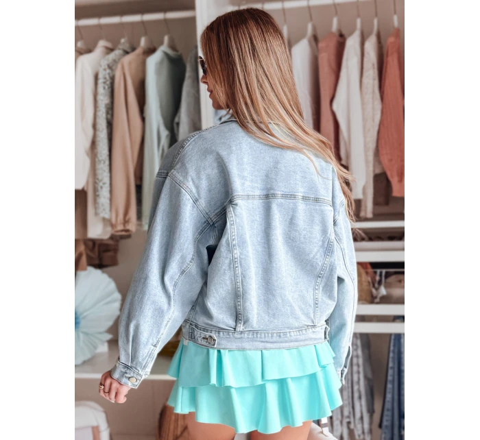 Dámská oversize džínová bunda STEFANIA modrá FashionStreet TY4895