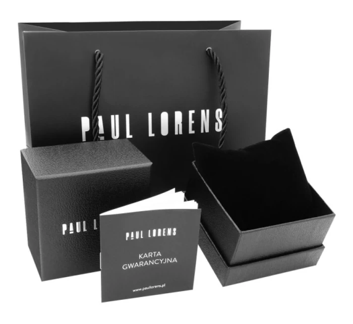 Pánské hodinky PAUL LORENS PL20015B-1D1 + BOX