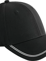Beechfield B 166R 6 panelová kšiltovka "Match Day" 53.166R black/white