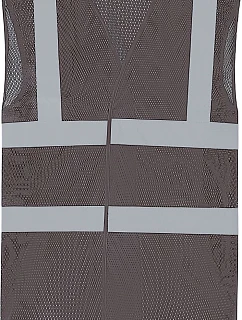 Yoko HVW 120 Hi-Vis síťovaná bezpečnostní vesta 79.W120 grey