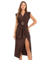 Sukienka IT SK model 21441087 ciemny brązowy - FPrice