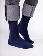 Pánské hladké ponožky v námořnické modré 6 balení Navy Blue model 17947710 - Yoclub