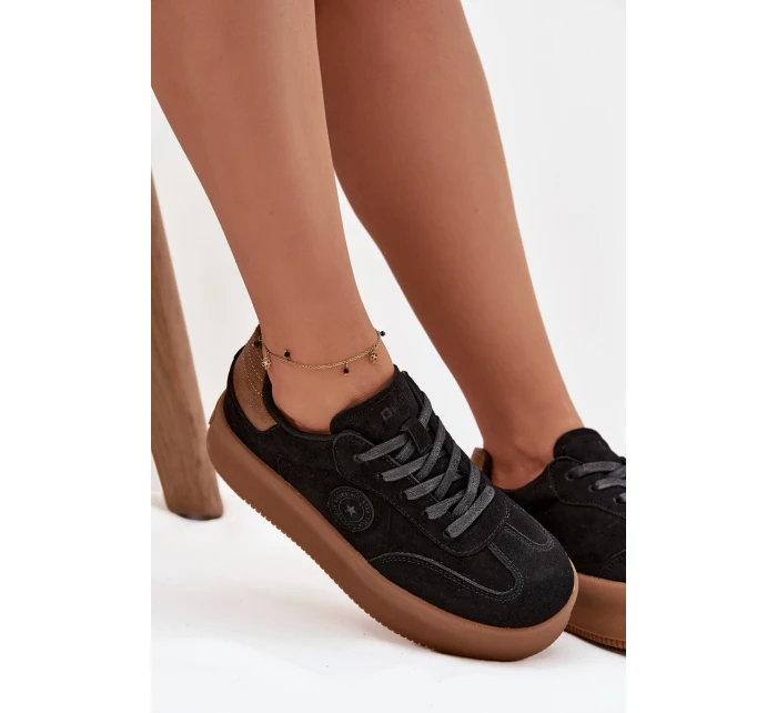 Dámské tenisky na platformě Big Star - černé Dámské tenisky na platformě Big Star - černé