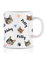 Personalizovaný klasický bílý keramický hrníček 300 ml se zvířecími motivy Personalizovaný klasický bílý keramický hrníček 300 ml se zvířecími motivy