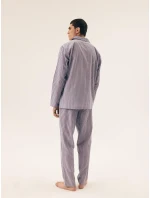 Pyžamo Henderson 43035 Mic délka/r M-2XL pruhované