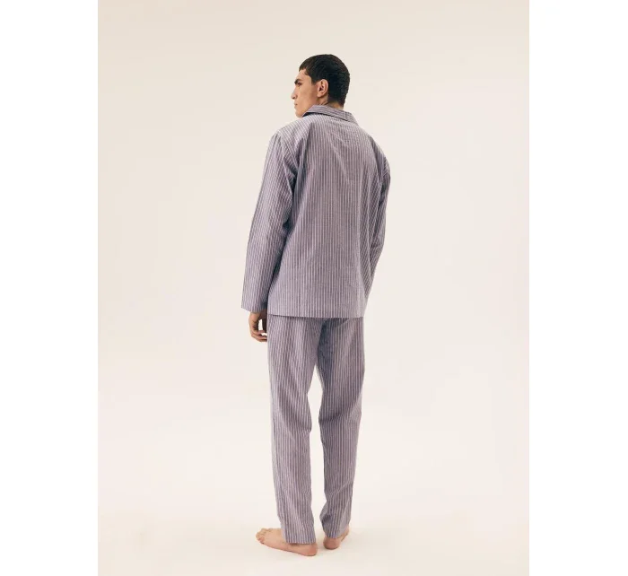 Pyžamo Henderson 43035 Mic délka/r M-2XL pruhované