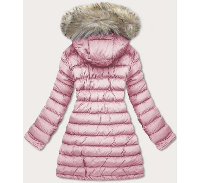DWUSTRONNA DAMSKA KURTKA ZIMOWA Z KAPTUREM model 21241910 - SPEED.A