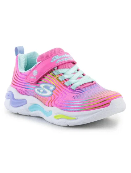 Boty Skechers S-Lights Wavy Beams Jr 302338L-PKMT