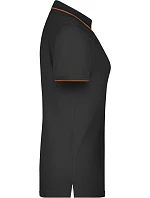 JN Dámské piqué polo s kontrastní légou 02.0 black/orange model 22489049 - Daiber JN Dámské piqué polo s kontrastní légou 02.0 black/orange model 22489049 - Daiber