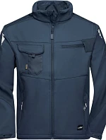Daiber JN 844 Pracovní letní softshellová bunda - Strong 02.0844 navy/navy