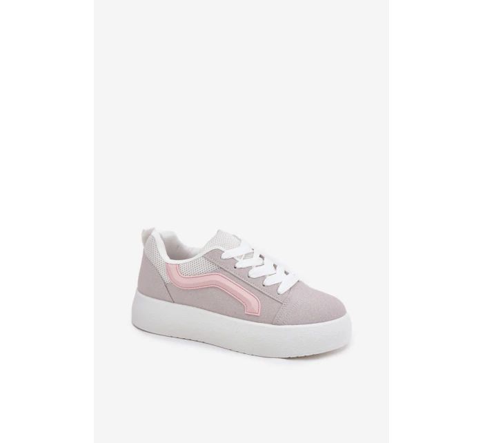 Dámské Tenisky Na Platformě Šedé model 21694948 - Boto Dámské Tenisky Na Platformě Šedé model 21694948 - Boto