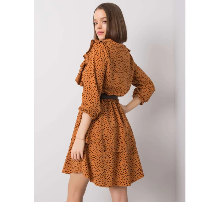 Šaty WN SK R824.68 světle hnědá