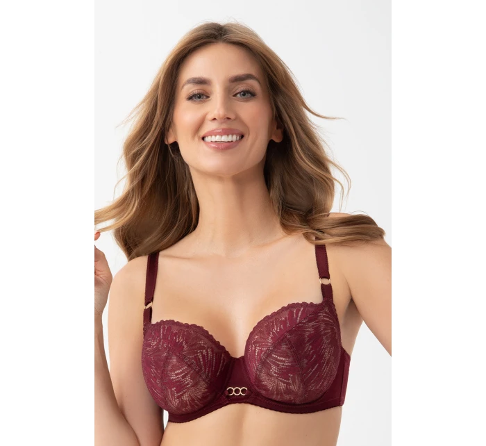 SOFT BRA BURGUNDY model 21471244 - Gorsenia