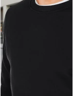 Pánská základní černá mikina FashionStreet BX5882