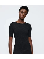 Dámské tričko Beauty Layers SSL Top Wool - BLACK - černé 0004 - TRIUMPH Dámské tričko Beauty Layers SSL Top Wool - BLACK - černé 0004 - TRIUMPH