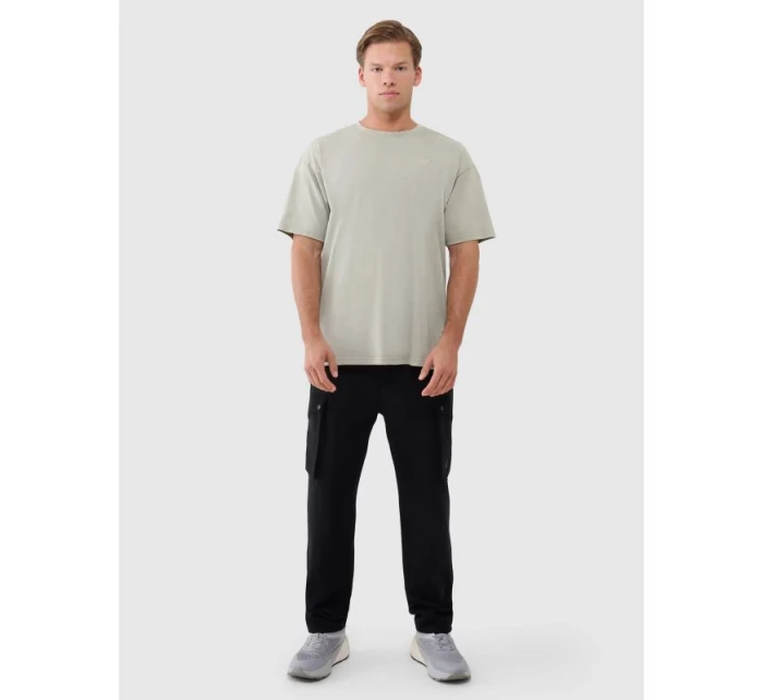 Pánské hladké tričko oversize model 21433391 - 4F Pánské hladké tričko oversize model 21433391 - 4F