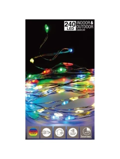 DRÁTĚNÉ SVĚTLO GIRLANDA 240 VEDL VÍCEBAREVNÝ