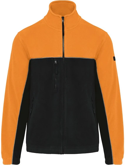 WK WK 904 Pracovní fleecová bunda 20.W904 black/orange WK WK 904 Pracovní fleecová bunda 20.W904 black/orange