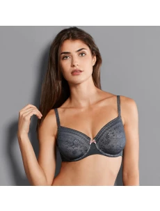 Fleur podprsenka s kosticí 5653 antracit - RosaFaia